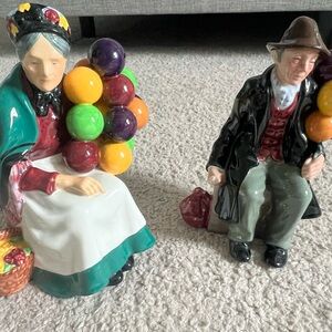 Royal Doulton Colorful Balloon Seller Figurines woman only